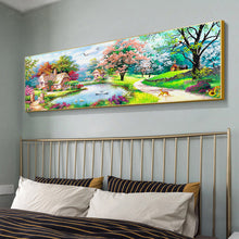 Load image into Gallery viewer, Scenery Animal 100*50CM(Canvas) Full Round Drill Diamond Painting