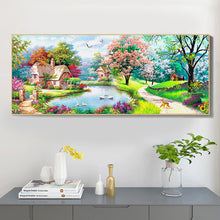 Load image into Gallery viewer, Scenery Animal 100*50CM(Canvas) Full Round Drill Diamond Painting