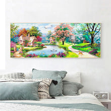 Load image into Gallery viewer, Scenery Animal 100*50CM(Canvas) Full Round Drill Diamond Painting