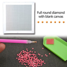 Load image into Gallery viewer, Blank Embroidery Full Round Drill Canvas DIY Diamond Painting Accessories
