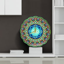 Load image into Gallery viewer, Mandala Wall Clock Diamond Painting Special Shaped Cross Stitch for Gifts