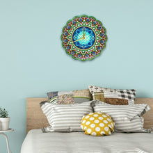 Load image into Gallery viewer, Mandala Wall Clock Diamond Painting Special Shaped Cross Stitch for Gifts