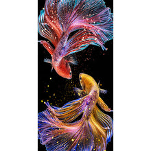 Load image into Gallery viewer, Colorful Fish 45*85CM(Canvas) Full Round Drill Diamond Painting