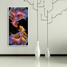 Load image into Gallery viewer, Colorful Fish 45*85CM(Canvas) Full Round Drill Diamond Painting