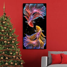 Load image into Gallery viewer, Colorful Fish 45*85CM(Canvas) Full Round Drill Diamond Painting