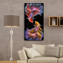Load image into Gallery viewer, Colorful Fish 45*85CM(Canvas) Full Round Drill Diamond Painting