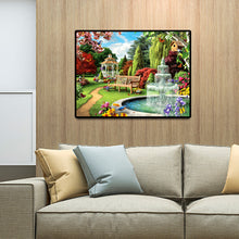 Load image into Gallery viewer, Courtyard 40*30CM(Canvas) Full Round Drill Diamond Painting