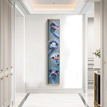 Load image into Gallery viewer, Ostrich 25*115CM(Canvas) Full Round Drill Diamond Painting