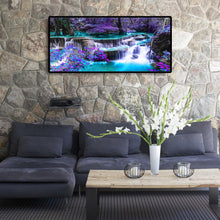 Load image into Gallery viewer, Waterfall Scenery 90*40CM(Canvas) Full Round Drill Diamond Painting