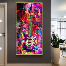 Load image into Gallery viewer, Guitar 45*85CM(Canvas) Full Round Drill Diamond Painting