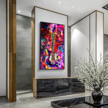 Load image into Gallery viewer, Guitar 45*85CM(Canvas) Full Round Drill Diamond Painting