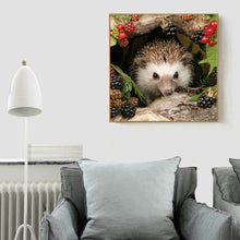 Load image into Gallery viewer, Animal Hedgehog 30*30CM(Canvas) Full Round Drill Diamond Painting
