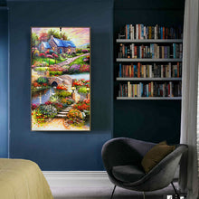 Load image into Gallery viewer, Countryside 45*85CM(Canvas) Special Shaped Drill Diamond Painting
