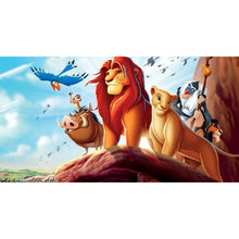 Load image into Gallery viewer, Cartoon Lion King 100*50CM(Canvas)-Full Round Drill Diamond Painting