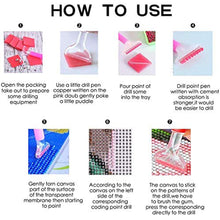Load image into Gallery viewer, Diamond Painting Tool Kit DIY Embroidery Pen Glue Storage Box Mesh Bag Sets