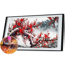 Load image into Gallery viewer, Plum Blossom 100*50CM(Canvas) Full Round Drill Diamond Painting