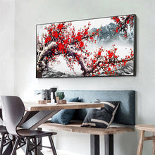 Load image into Gallery viewer, Plum Blossom 100*50CM(Canvas) Full Round Drill Diamond Painting