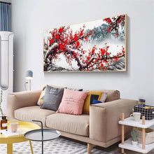Load image into Gallery viewer, Plum Blossom 100*50CM(Canvas) Full Round Drill Diamond Painting