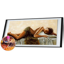 Load image into Gallery viewer, Sleeping Beauty 90*40CM(Canvas) Full Round Drill Diamond Painting