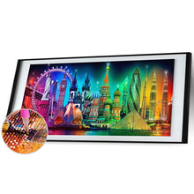 Load image into Gallery viewer, City Night View 100*50CM(Canvas) Full Round Drill Diamond Painting