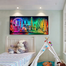 Load image into Gallery viewer, City Night View 100*50CM(Canvas) Full Round Drill Diamond Painting