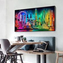 Load image into Gallery viewer, City Night View 100*50CM(Canvas) Full Round Drill Diamond Painting