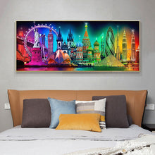 Load image into Gallery viewer, City Night View 100*50CM(Canvas) Full Round Drill Diamond Painting