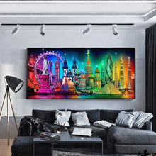 Load image into Gallery viewer, City Night View 100*50CM(Canvas) Full Round Drill Diamond Painting