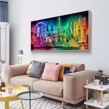 Load image into Gallery viewer, City Night View 100*50CM(Canvas) Full Round Drill Diamond Painting