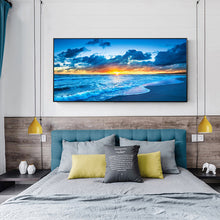 Load image into Gallery viewer, Sunrise At Sea 100*40CM(Canvas) Full Round Drill Diamond Painting