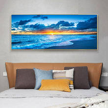 Load image into Gallery viewer, Sunrise At Sea 100*40CM(Canvas) Full Round Drill Diamond Painting