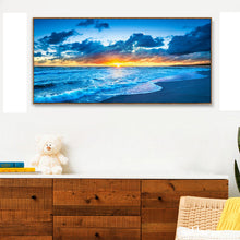 Load image into Gallery viewer, Sunrise At Sea 100*40CM(Canvas) Full Round Drill Diamond Painting