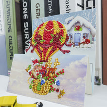Load image into Gallery viewer, 8pcs Special-shaped Diamond Painting Cross Stitch Christmas Greeting Cards