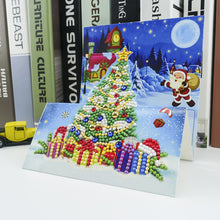 Load image into Gallery viewer, 8pcs Special-shaped Diamond Painting Cross Stitch Christmas Greeting Cards