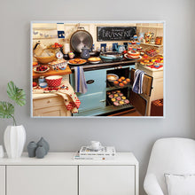 Load image into Gallery viewer, Kitchen 40*30CM(Canvas) Full Round Drill Diamond Painting