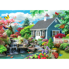 Load image into Gallery viewer, Quiet Yard 40*30CM(Canvas) Full Round Drill Diamond Painting