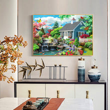 Load image into Gallery viewer, Quiet Yard 40*30CM(Canvas) Full Round Drill Diamond Painting