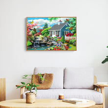 Load image into Gallery viewer, Quiet Yard 40*30CM(Canvas) Full Round Drill Diamond Painting
