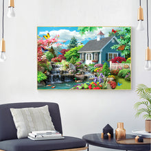 Load image into Gallery viewer, Quiet Yard 40*30CM(Canvas) Full Round Drill Diamond Painting