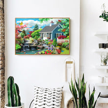 Load image into Gallery viewer, Quiet Yard 40*30CM(Canvas) Full Round Drill Diamond Painting
