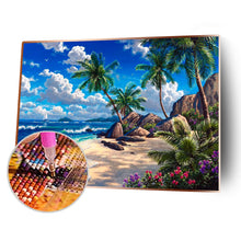 Load image into Gallery viewer, Seaside View 40*30CM(Canvas) Full Round Drill Diamond Painting