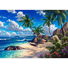 Load image into Gallery viewer, Seaside View 40*30CM(Canvas) Full Round Drill Diamond Painting