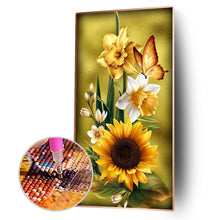 Load image into Gallery viewer, Sunflower 45*85CM(Canvas) Full Round Drill Diamond Painting