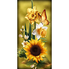 Load image into Gallery viewer, Sunflower 45*85CM(Canvas) Full Round Drill Diamond Painting
