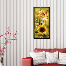 Load image into Gallery viewer, Sunflower 45*85CM(Canvas) Full Round Drill Diamond Painting