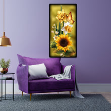 Load image into Gallery viewer, Sunflower 45*85CM(Canvas) Full Round Drill Diamond Painting