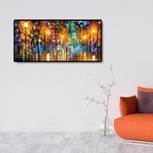 Load image into Gallery viewer, Street Night View 80*40CM(Canvas) Full Round Drill Diamond Painting