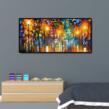 Load image into Gallery viewer, Street Night View 80*40CM(Canvas) Full Round Drill Diamond Painting