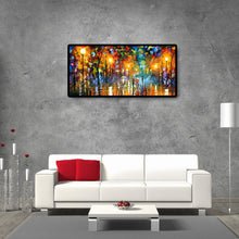 Load image into Gallery viewer, Street Night View 80*40CM(Canvas) Full Round Drill Diamond Painting