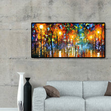 Load image into Gallery viewer, Street Night View 80*40CM(Canvas) Full Round Drill Diamond Painting